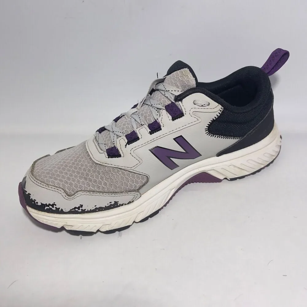 New Balance Women's 510 V5 Trail Running Shoes Gray/Purple WT510LG5 Size 10 - Picture 9 of 14